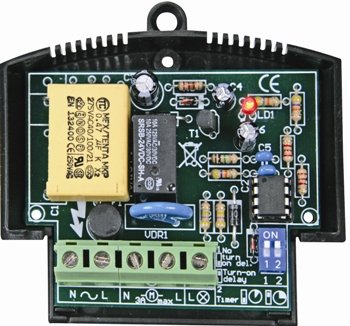 Velleman VM154 Fan Timer, 1 Grade to 12 Grade, 0.9" Height, 2.75" Wide, 3.15" Length, 230 VAC, 3 Amp