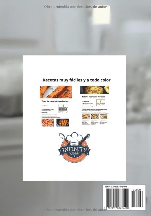 Miniatura 2 de Delicias Veganas en Freidora de Aire Recetas fáciles y saludables con pocos ingredientes (AIR FRYER) (Spanish Edition)