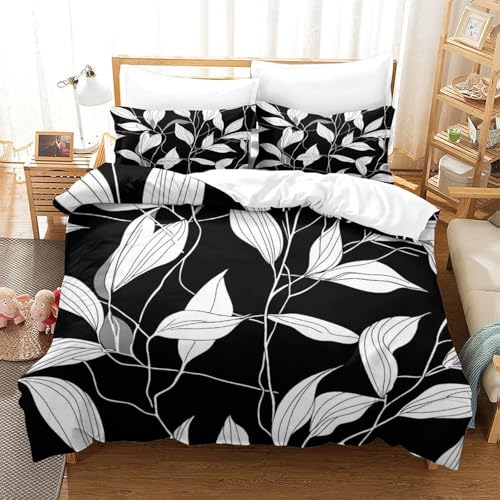 Housse de Couette Microfibre Hypoallergique Anti-Acariens Douce - 3