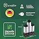 Novaliv Gläserspüler mit 3 Spülbürsten & Saugnapf, Glasspüler für Zuhause Bar Theke Gastronomie Party, Spül Bürste Spülbecken Gläserbürste Glasbürste Bier Soda Glas Gläser Reinigung