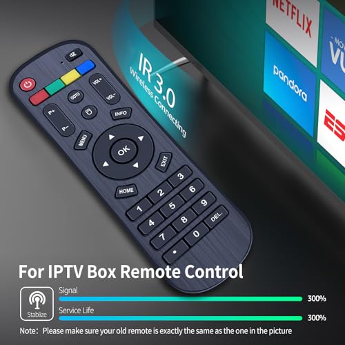 Télécommande IPTV Box pour remplacer votre télécommande Android A2 A3 TG2