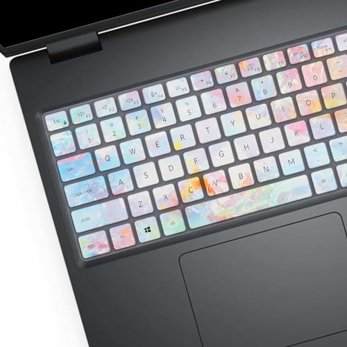 Image of Colorful Keyboard Cover for Dell Precision 3560 3561 3570 3571 3580 3581 3590 3591 / Dell Latitude 5550 5540 5520 5521 3540 3550 2025-2022 15.6 inch Laptop Keyboard Protective Cover Skin