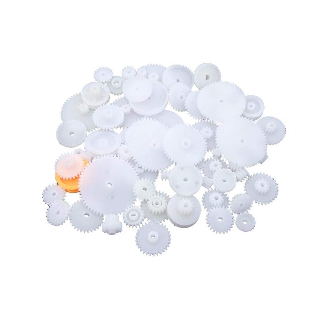 75 Pcs DIY Robot Gear Kit Gearbox Motor Gear Set For DIY Car Robot