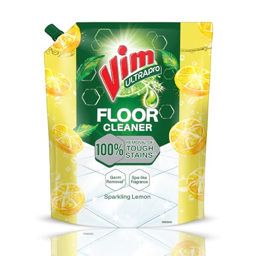 Image of Vim Floor Cleaner: 1.8L | Sparkling Lemon | 100% Removal of stains for complete clean floors & long lasting fragrance