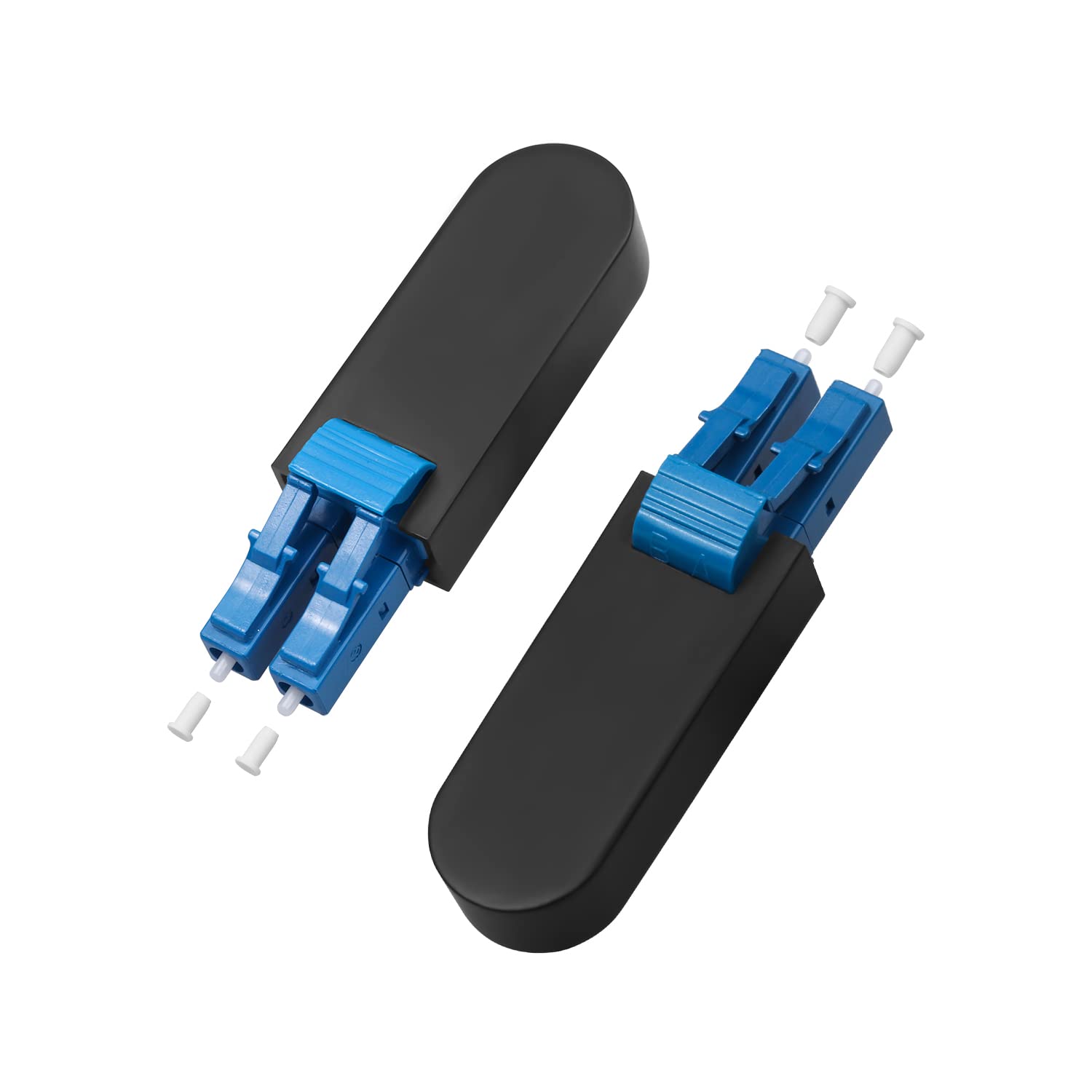 10PC LC/UPC adattatore di loop a fibra ottica 9/125 connettore adattatore di prova del cavo ottico monomodale per applicazioni di prova