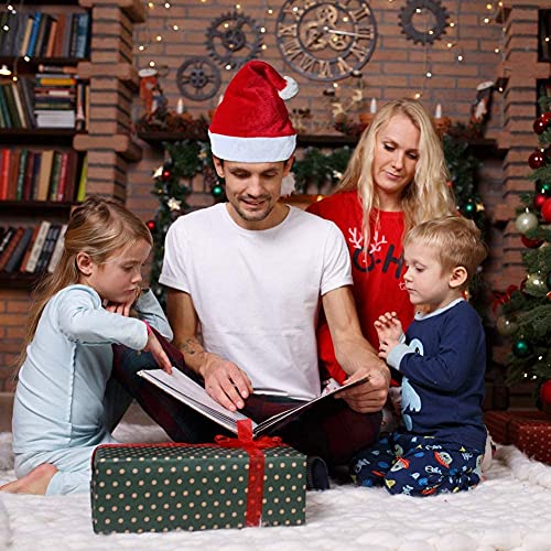 PHIEZC 2 pezzi di Cappello Babbo Natale,Cappelli