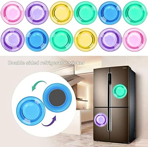 DONGDA 20 PCS Strong Magnets Refrigerator Magnets Colourful Whiteboard Magnet Organizer Decorative Fridge Magnets for Office Whiteboard Notice Board Planning Magnets Locker Accessories Fridge Magnets