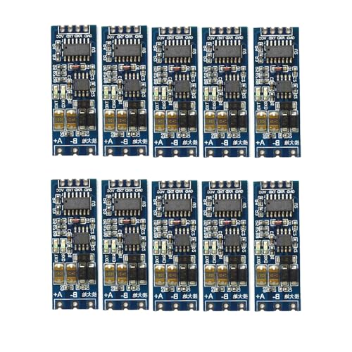 hiBCTR 10-Pack Bi-Directional TTL/RS485 Converter Module with Auto-Direction Control for Industrial Automation & PLC Systems​