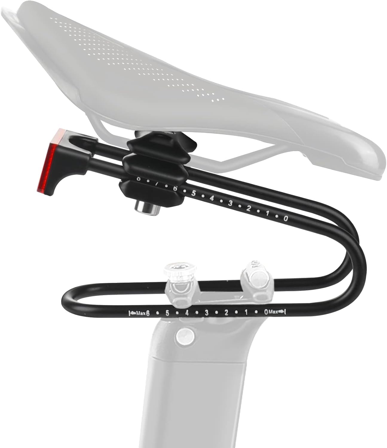 XPEDITION XPERTS Shock-Absorbing Saddle Spring, Bicycle seat Post Damper with Reflective Strip, Bicycle Saddle Spring Device for Mountain Bike, Road Bike and Outdoor Bike (CL-3561)