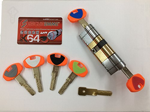CILINDRO SECUREMME DI ALTISSIMA SICUREZZA evoK64 DCS mm...