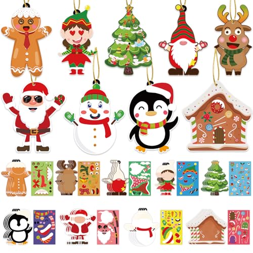 VABAMNA 36 Pack Christmas Ornament Crafts for Kids - Make Your Own...
