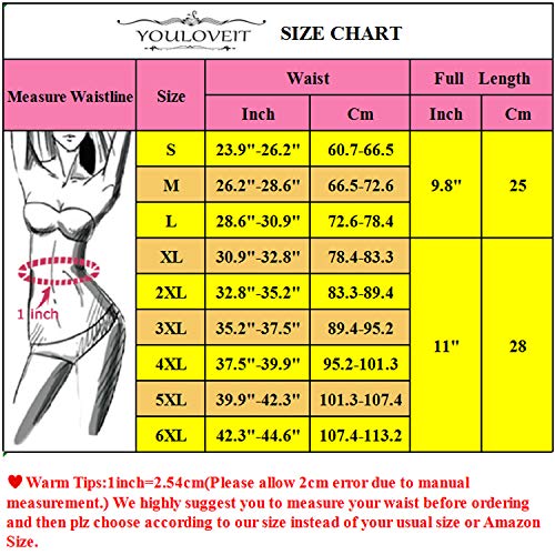 Image of Youloveit Women's Waist Trainer Corset for Everyday Wear Steel Boned Tummy Control Body Shaper with Adjustable Hooks