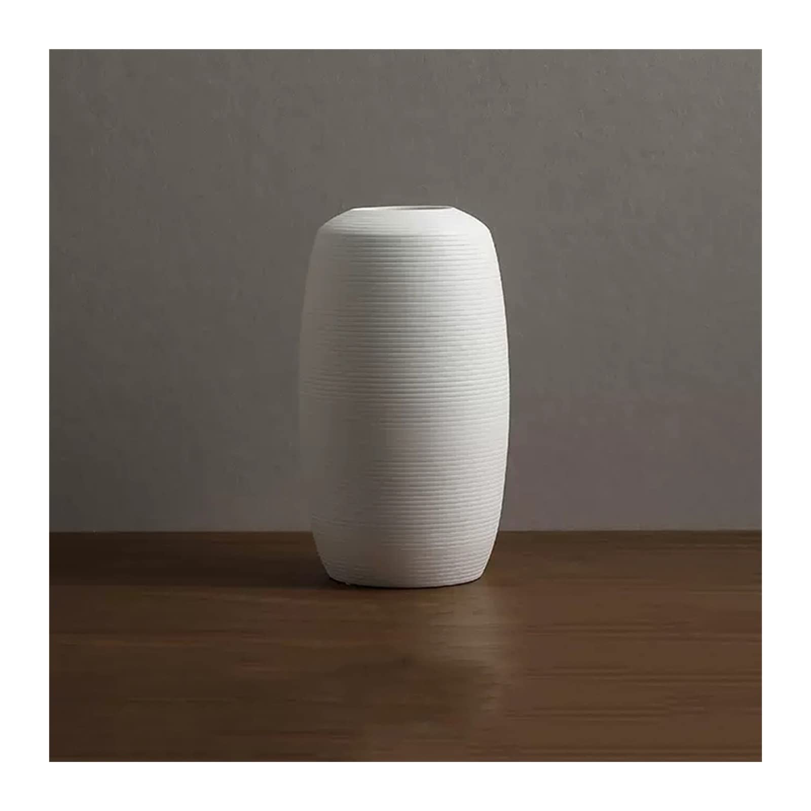 asdchZen Vases Simple Vase Hydroponic Culture Flowers Green Plants Vases Dried Flowers Flower Arrangement Decoration Bedroom Living Room Home Decoration Flowers Vases,One Color-B