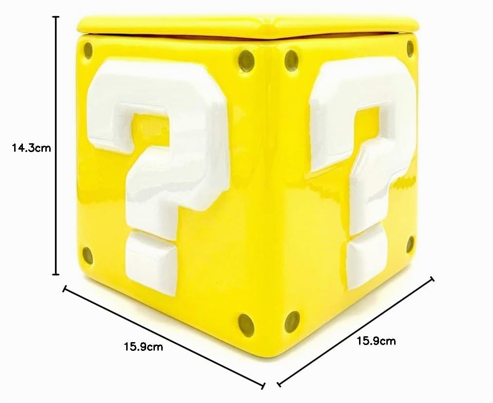 Pyramid International Super Mario Bros - Tarro de almacenamiento de cerámica para galletas