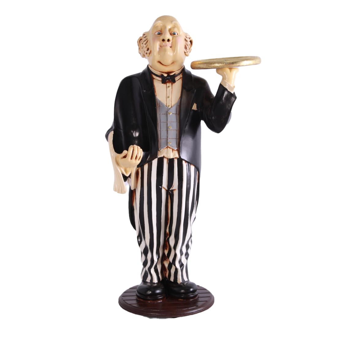 LM Treasures Connoisseur Butler Wine Holder Small Statue