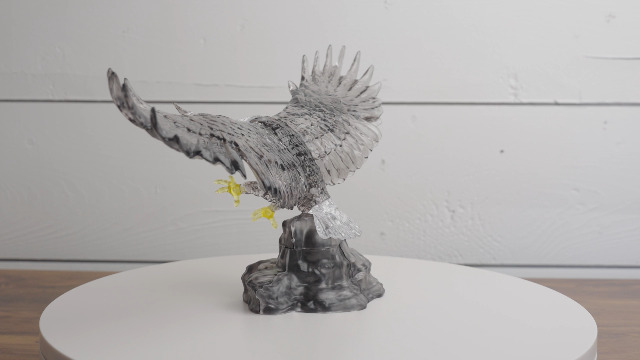 Amazon.com: BePuzzled, Eagle Original 3D Crystal Puzzle, 62 Piece