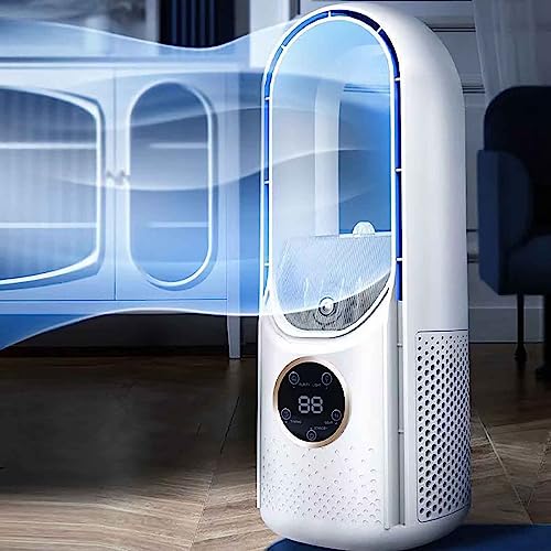 Portable Air Conditioner, Tyranitar USB Leafless Fan Household Dormitory Office Desktop Humidification Electric Fan USB Timing Air Conditioning Fan for Home Bedroom Travel Camping (White) Portable Air Conditioner, Tyranitar USB Leafless Fan Household Dormitory Office Desktop Humidification Electric Fan USB Timing Air Conditioning Fan for Home Bedroom Travel Camping (White)
