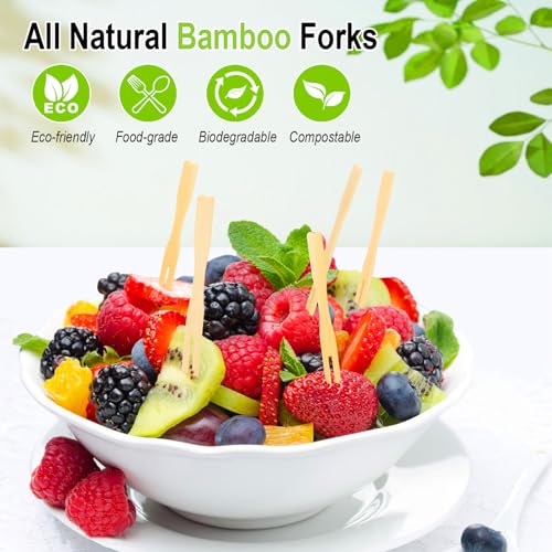 Vicuna R 9SGC 300 Bamboo Appetizer Forks thumb #3