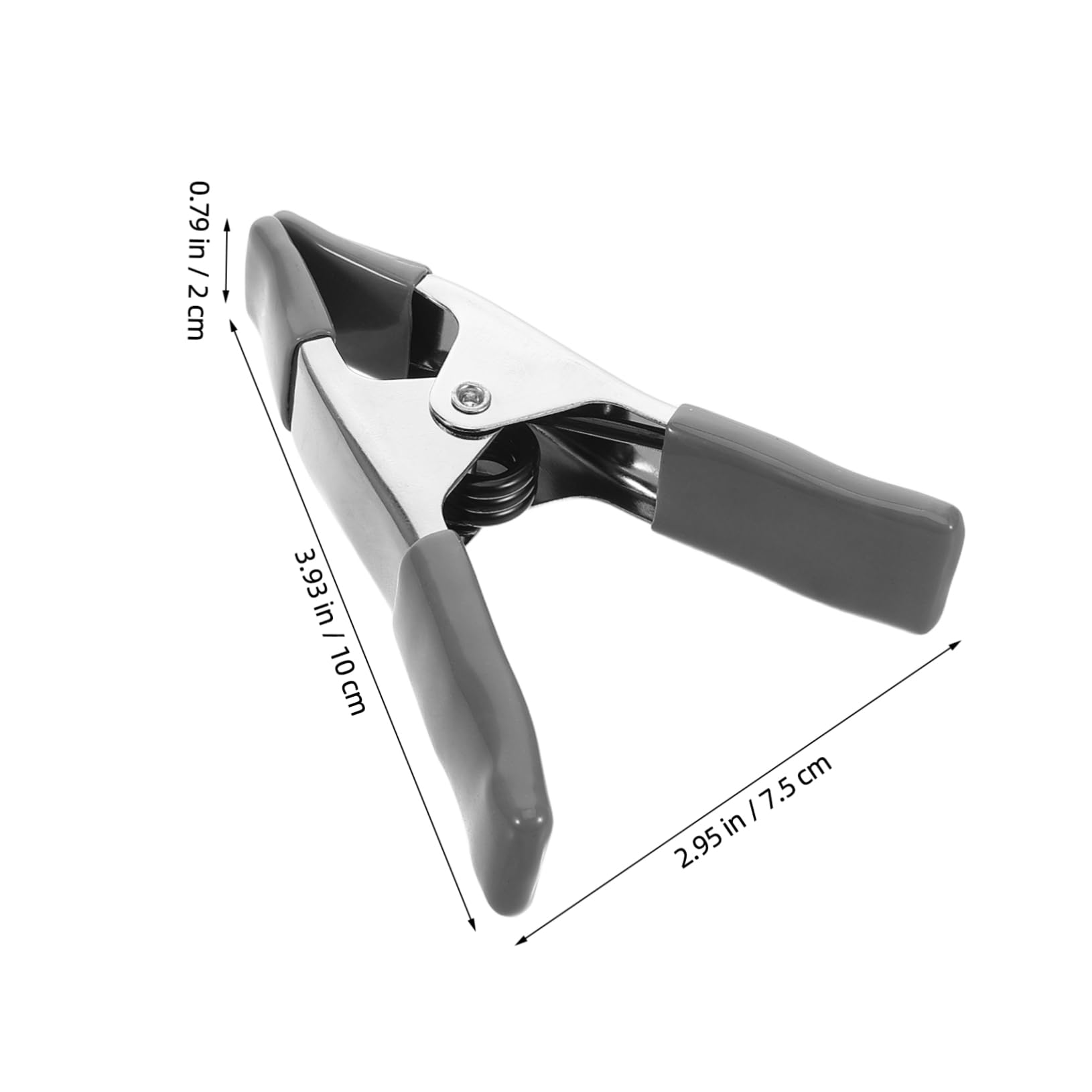 DECOMELODY 2Pcs Heavy Duty Metal Spring Clamps for Tent Stability Outdoor Photography Backdrop Fixing Clips for Woodworking and Camping Tasks Weatherproof Design for Secure Use