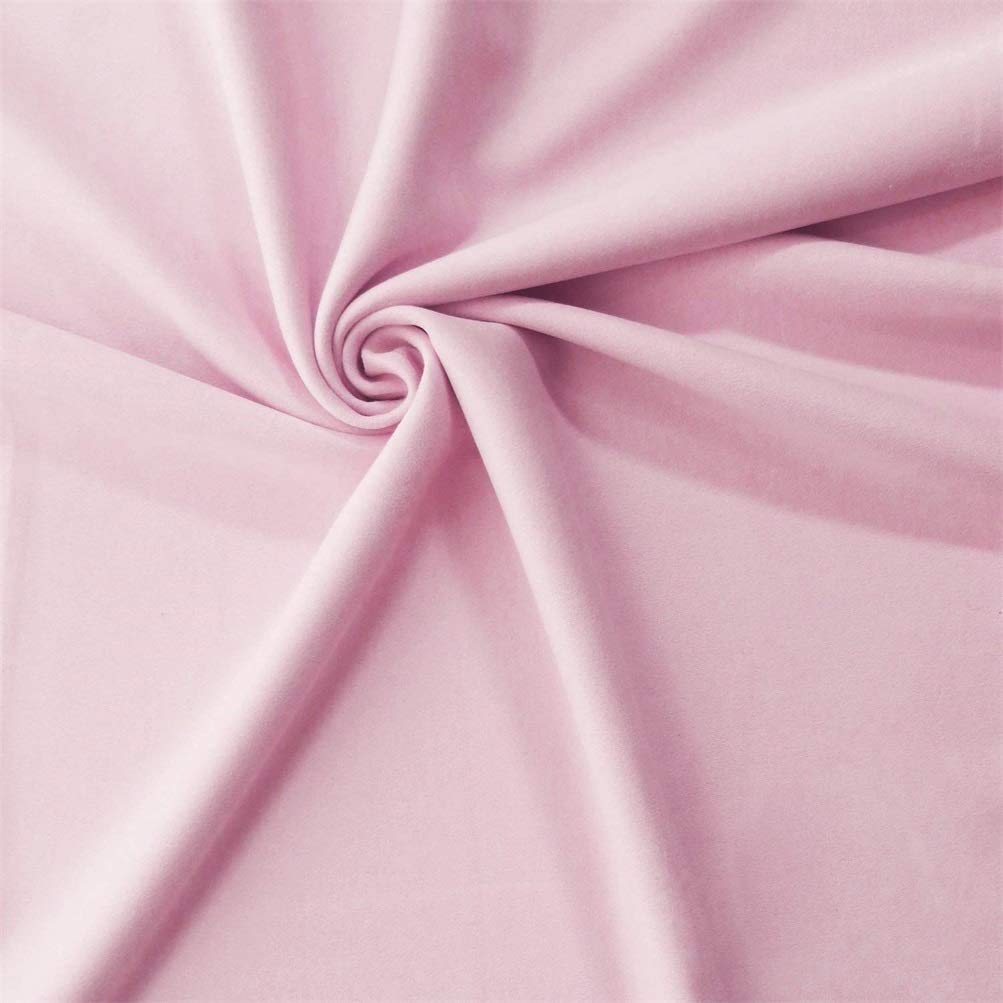 Feyart Gonna per culla con volant, a due strati, per lettino per bambini, con volant, decorazione per la casa, copriletto, 137 x 190 + 38 cm, rosa