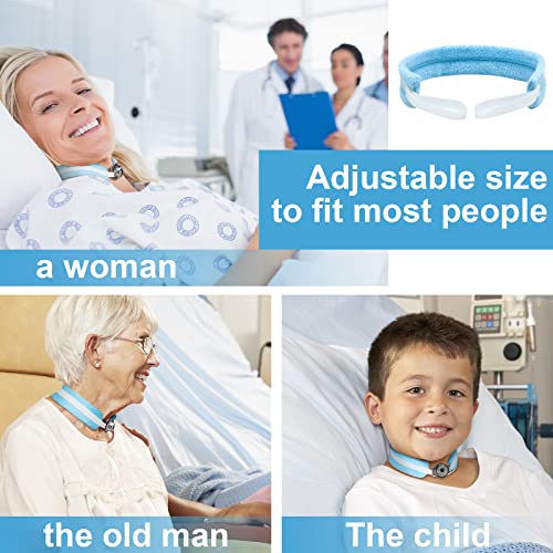 sosation 15 pcs tracheostomy tube holder adjustable tracheostomy supplies tube holder soft reusable care kits for men and women one size fits most people