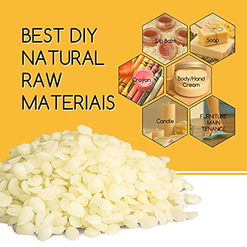 Trinida Beeswax Pellets 2Lb(32 Oz), 100% Organic White Bees Wax For Diy Candles, Beeswax For Candle Making, Skin, Body, Face, And Hair Care, Lotions, Diy Creams, Lip Balm And Soap Making Supplies #TOP3