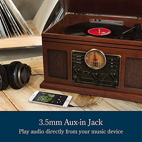 ZEDARO Tourne-Disque, Tourne-Disque, Platine Vinyle avec Haut-parleurs USB Lecture MP3 Bluetooth Radio FM Lecteur CD et… - Les Beatles, Paul McCartney, John Lennon, RIngo Starr, George Harrison ZEDARO Tourne-Disque, Tourne-Disque, Platine Vinyle avec Haut-parleurs USB Lecture MP3 Bluetooth Radio FM Lecteur CD et… – Image 7