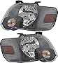 For Ford Explorer | Explorer Sport Trc Headlight 2007 2008 2009 2010 Driver and Passenger Side Headlamp Assembly Replacement
