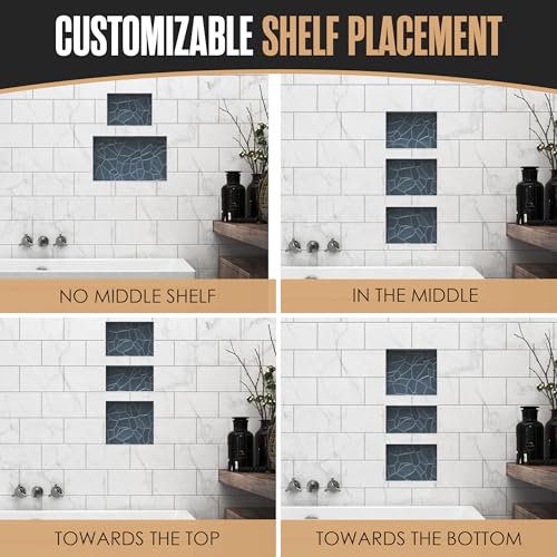 Shower Niche Insert Tile Ready in Wall Shelf Cubby Inserts 12x20 + 12x10 by Houseables - Used condition - Image 3
