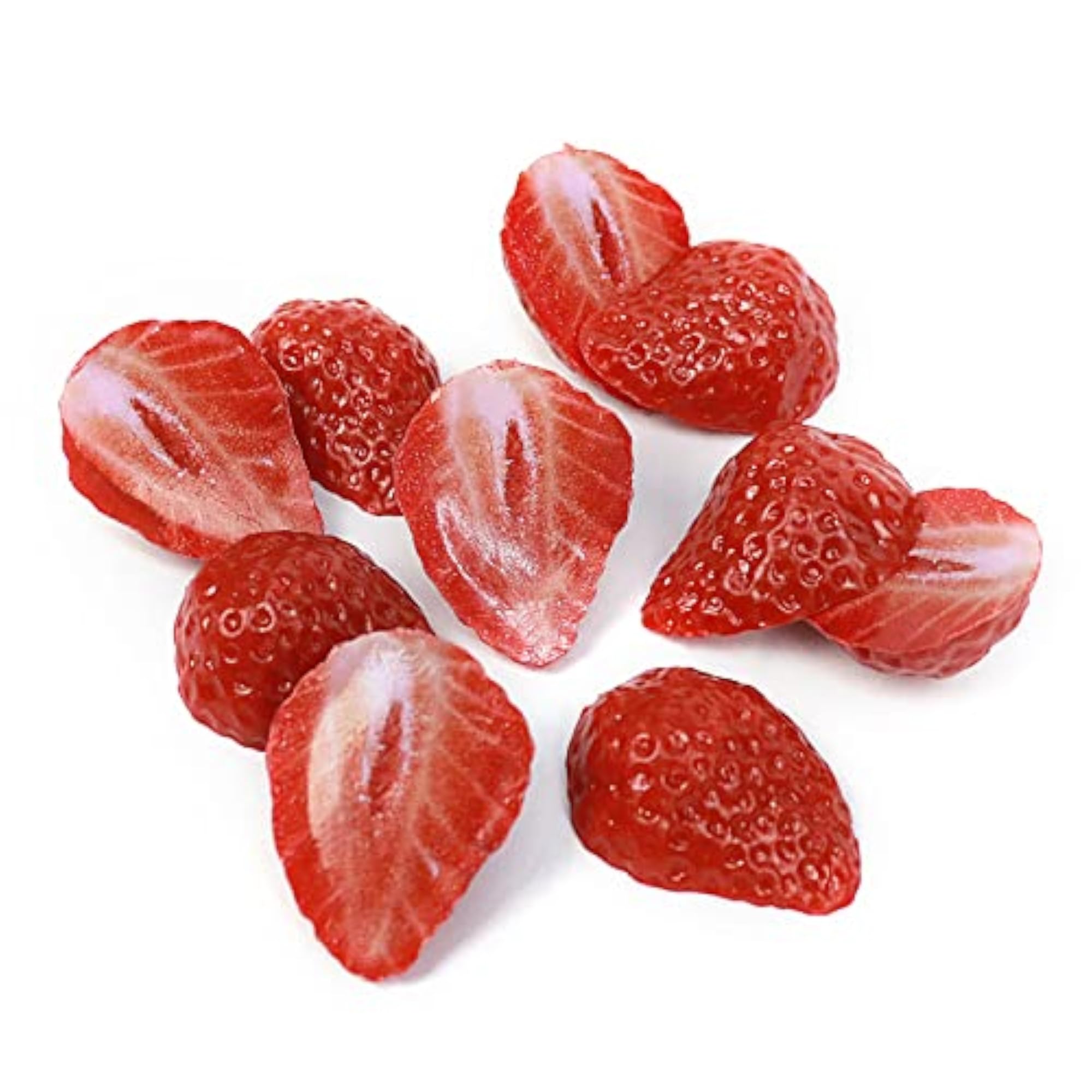 Artificial Strawberry Blocks for Decoration