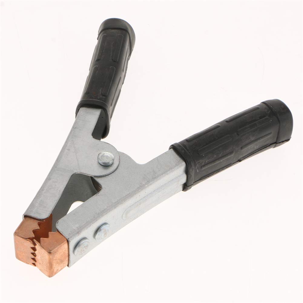 Clip A Coccodrillo Isolate 300A Per Batteria Auto - 2 Pezzi In Rame Puro Con Impugnatura Ergonomica, Rosse E Nere