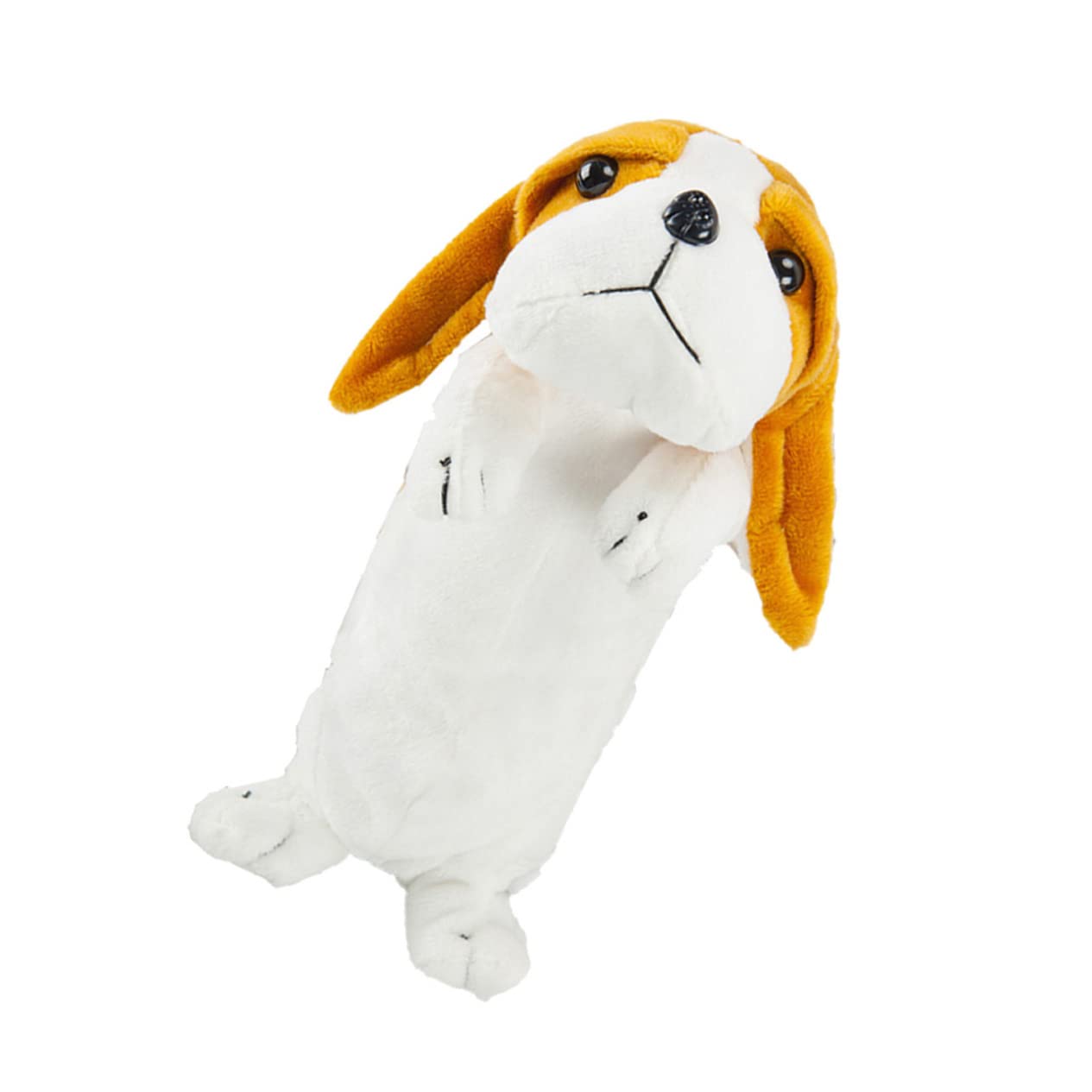 Ciieeo 3pezzi Astuccio Portapenne Peluche Forma Di Cane Adorabile Astuccio Per Cancelleria e Cosmetici Design Compatto e Portatile Ampio Spazio Di Stoccaggio Con Cerniera Per Studenti e