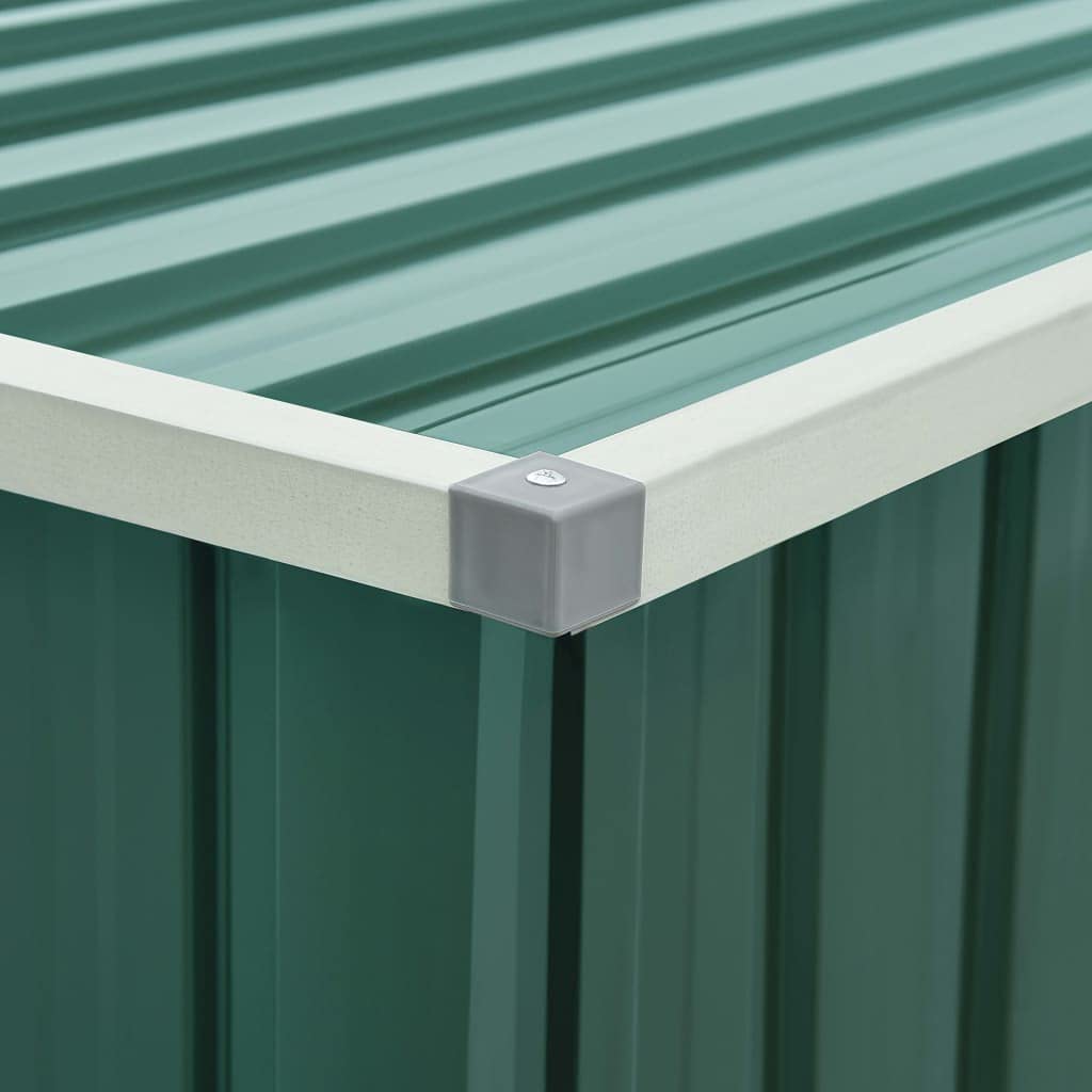 Baule Da Giardino, Armadio Da Giardino Esterno,Armadio Da Giardino Basso Adatto Per Giardino, Garage, Esterno, Balcone, Bordo Piscinaverde 171x99x93 Cm