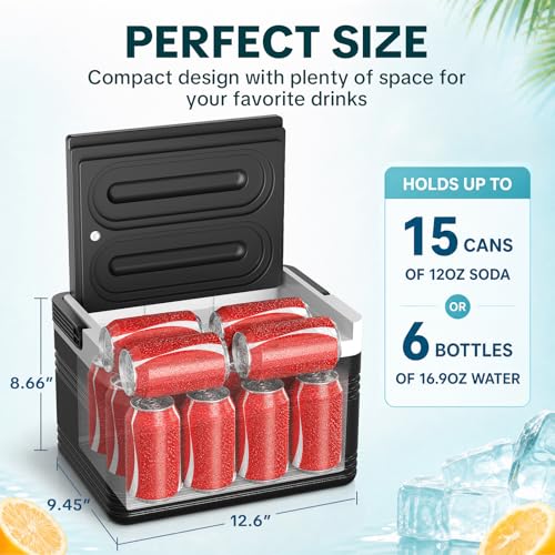 8L Golf Cart Ice Chest with Bracket