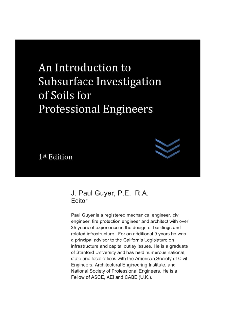 An Introduction to Subsurface Investigation of Soils for Professional Engineers (civil engineering)
