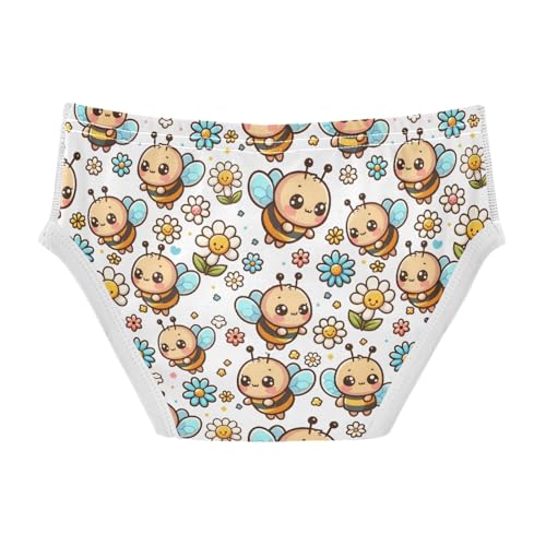 Cute Cartoon Little Bee Boys' Underwear 100% Cotton Boys' Briefs Soft Toddler Underwear2