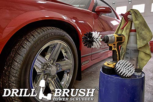Drillbrush 3 Piece Drill Brush Cleaning Tool Attachment Kit For Cleaning Furniture, Carpet, Chairs, Shower Door Glass – Drill Brush Wheel Cleaner Kit By Drill Brush Power Scrubber By Useful Products #TOP5