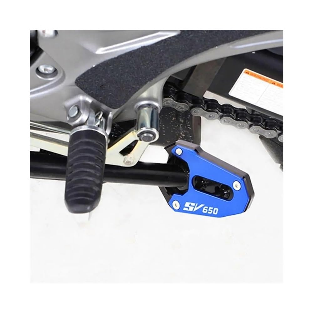 Cavalletto Laterale Moto Universale - Piastra Di Appoggio Allargata, Antiscivolo, In Alluminio - Foto 12