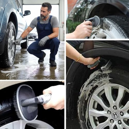 Çok Amaçlı Araç Temizlik Fırçası – Oto İç ve Dış Yüzeyler, Koltuk, Halı, Torpido ve Jant İçin Ergonomik Temizlik Fırçası