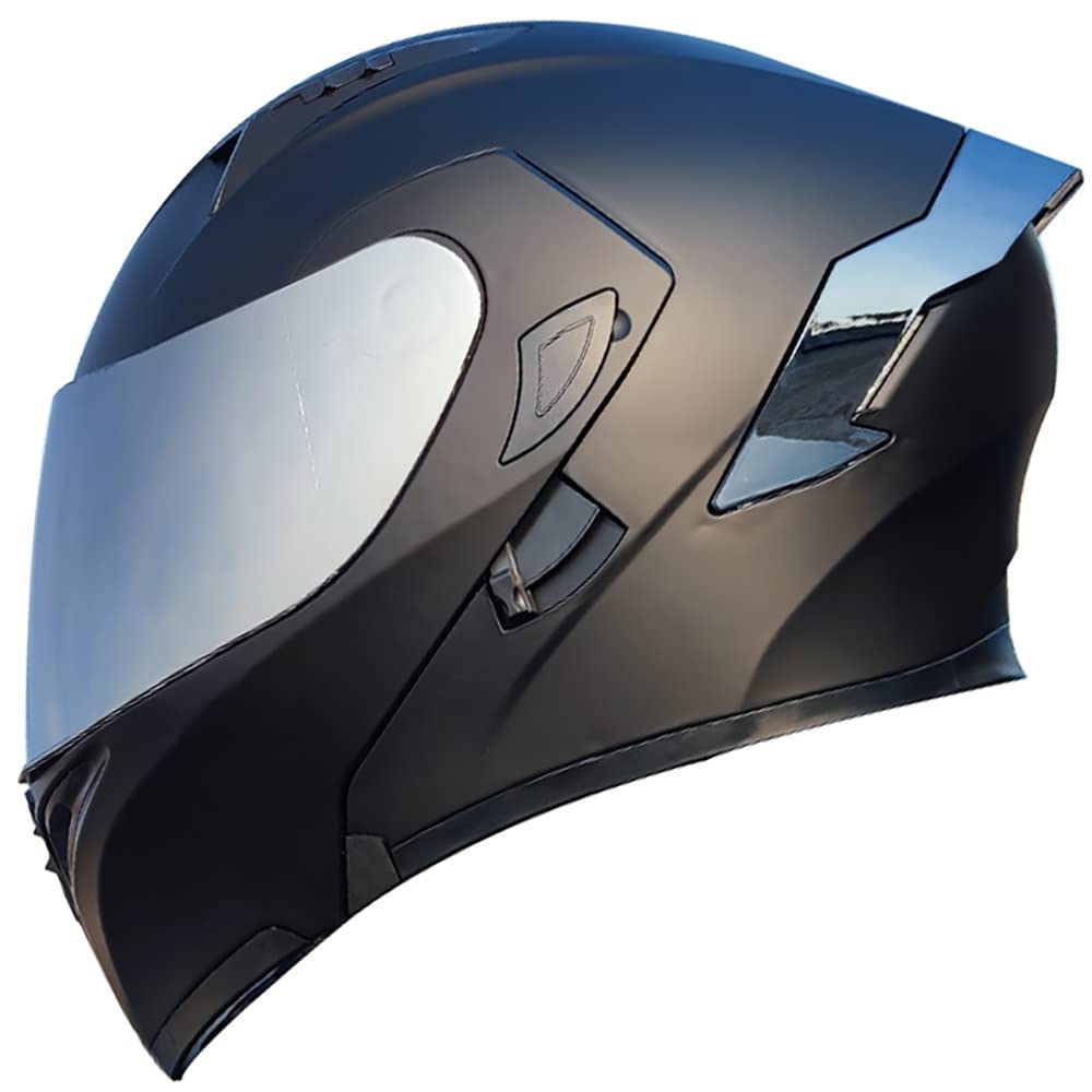 Byroads Men's G Flip Up Front Motorcycle Helmet Dot/Ece Approved Lightweight Motorbike Scooter Street Bike Crash Modular Helmet Motorcross Helmets For Wo