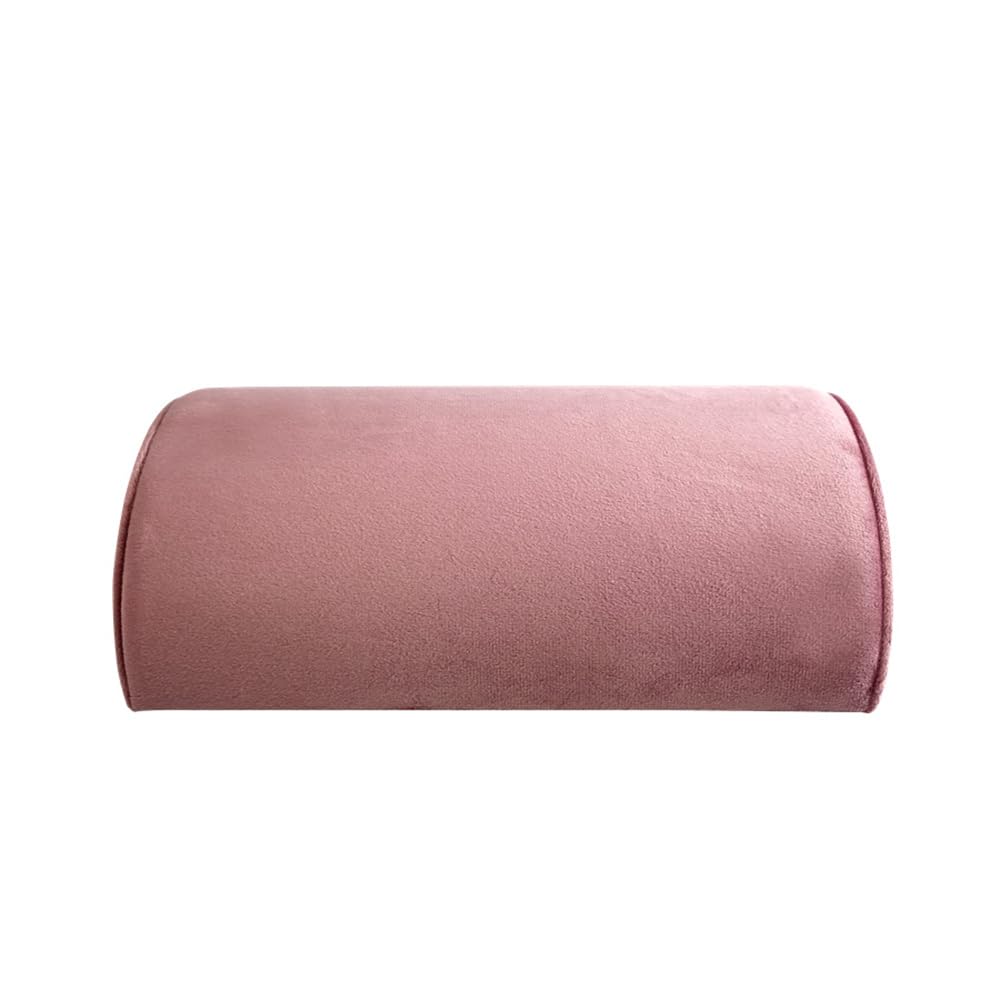 SCIKHEFT Velvet Half Moon Bracelet Holder All Pink Velvet Jewelry Rack Bracelet Display Props for Showcase