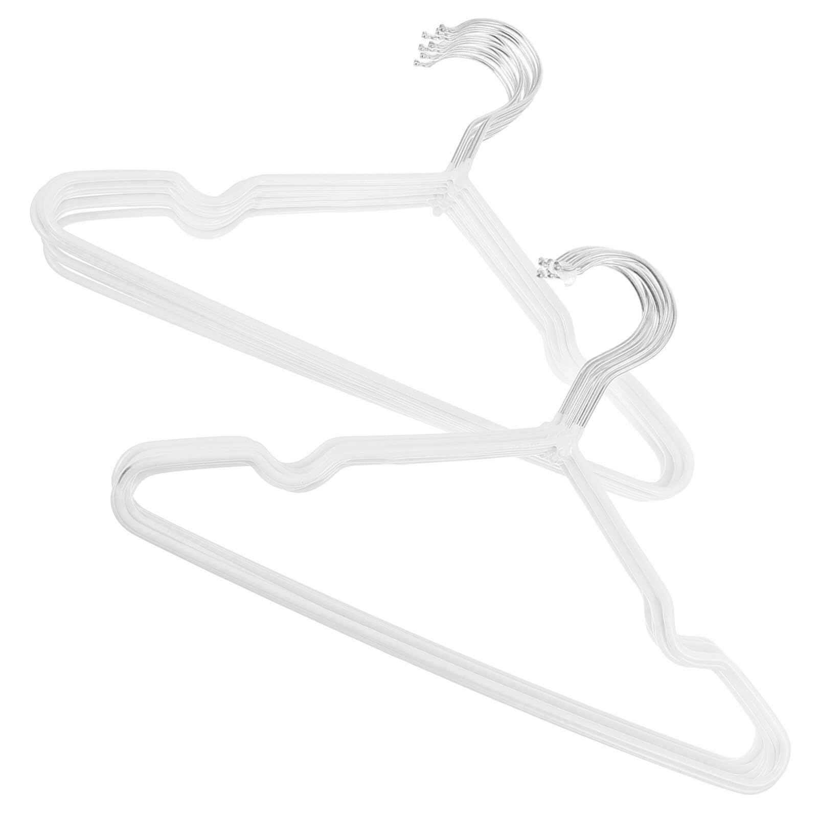 SOLUSTRE Seamless Anti-Slip Clothes Hangers 20pcs Set Boys and Girls Hangers Clothes Nursery Closet