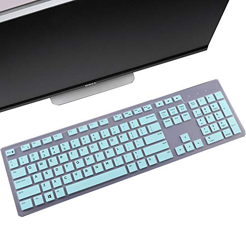 Keyboard Cover Skin Fit Dell KM636 Wireless Keyboard/Dell KB216 Wired Keyboard/Dell Optiplex 5250