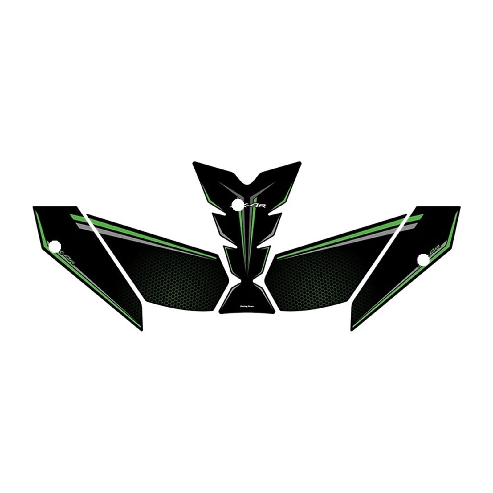 for Kawas&AKI ZX4R 4RR Motorcycle Accessories Gas Fuel Pad Decoration Refit Decals of Fuel Tank Protection Stickers Kits Fuel Tanks Pads