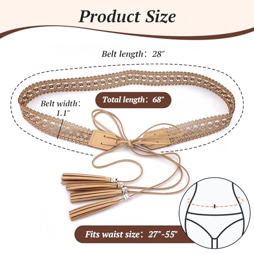 Boho Belts for Women, Rope Belts for Women2