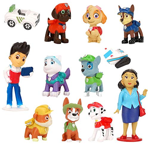 YNK Tortenfiguren Set, 12 Stück Geburtstag Dekoration, Geburtstags Party Liefert, Cupcake Figuren, Cupcake Figuren, Kuchen Topper Set, Tortendeko Geburtstag