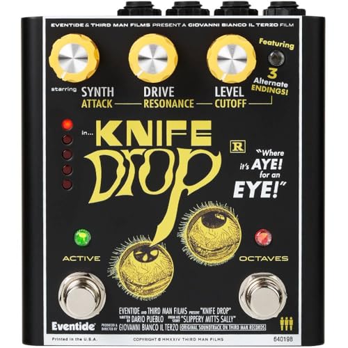 Eventide Knife Drop Suboctave Fuzz Synth Pedal