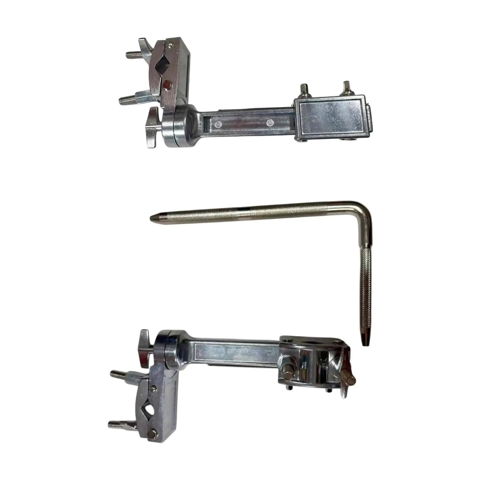 Abrazadera de tambor, accesorios de instrumentos, soporte de platillo ajustable, montaje de percusión con abrazadera múltiple for tocar en espectáculos, baterista de escenario(Without Rod)