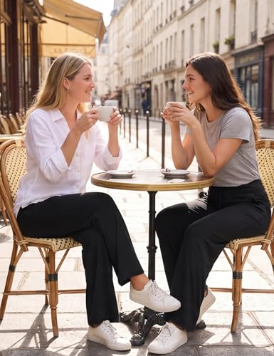 Image of Showitty 1 /3 Pack Women's Wide Leg Pants with Pockets, Casual Loose Pajama Palazzo Trousers Sweatpants for Yoga Lounge