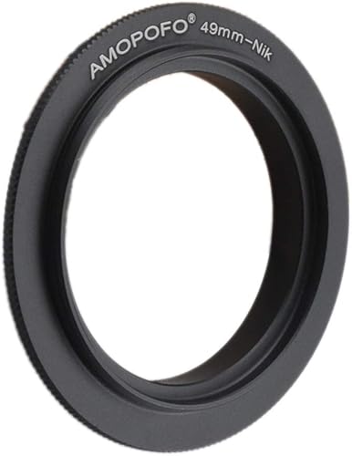 Miniatura 2 de Anillo adaptador de montaje inverso macro rosca de filtro de 1.929 in, y para cámaras DSLR Nikon D7500 D7100 D7000 D5600 D5200, D5500, D750, D810,